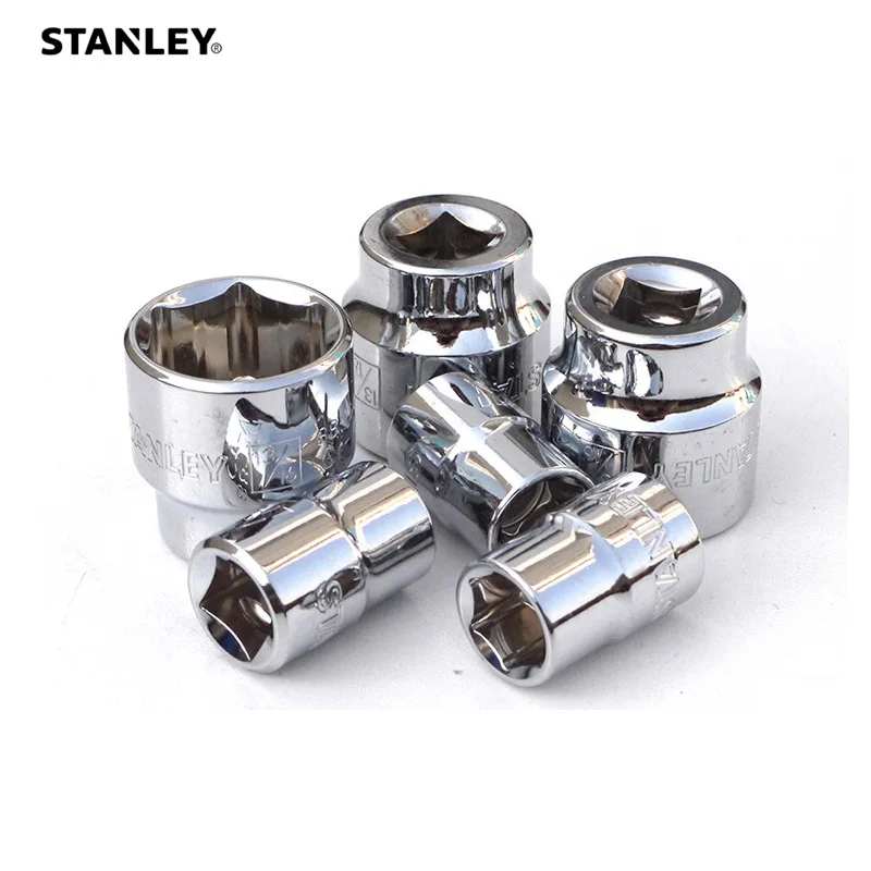 Stanley 1-Pcs 6PT 3/8 Square Drive Sockets Inch Sizes 1/4 5/16 3/8 7/16 1/2 9/16 5/8 3/4 to 13/16 Ratchet Socket Repair Tools