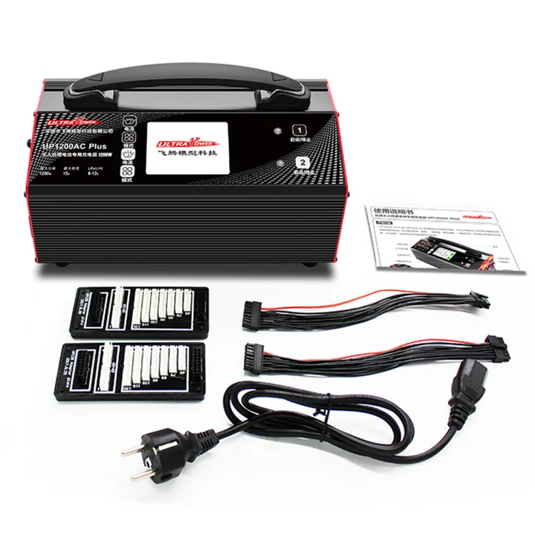 

Ultra Power UP1200AC PLUS 2X600W 15A 6-12S Battery Balance Charger For UAV Drones