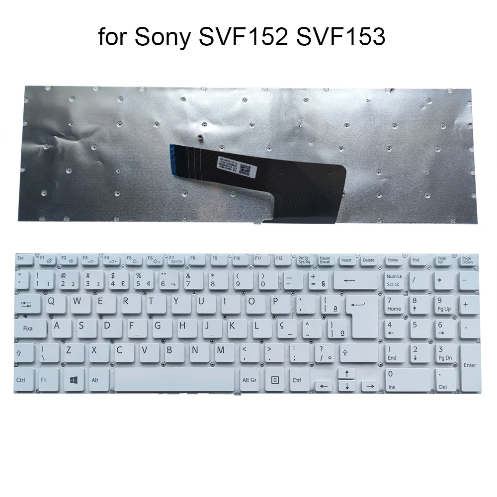 

Brazilian Notebook Keyboard Brazil For Sony VAIO SVF152 SVF153 SVF15 SVF15214CXW BR Laptop Replacement Keyboards AEHK6U021303A