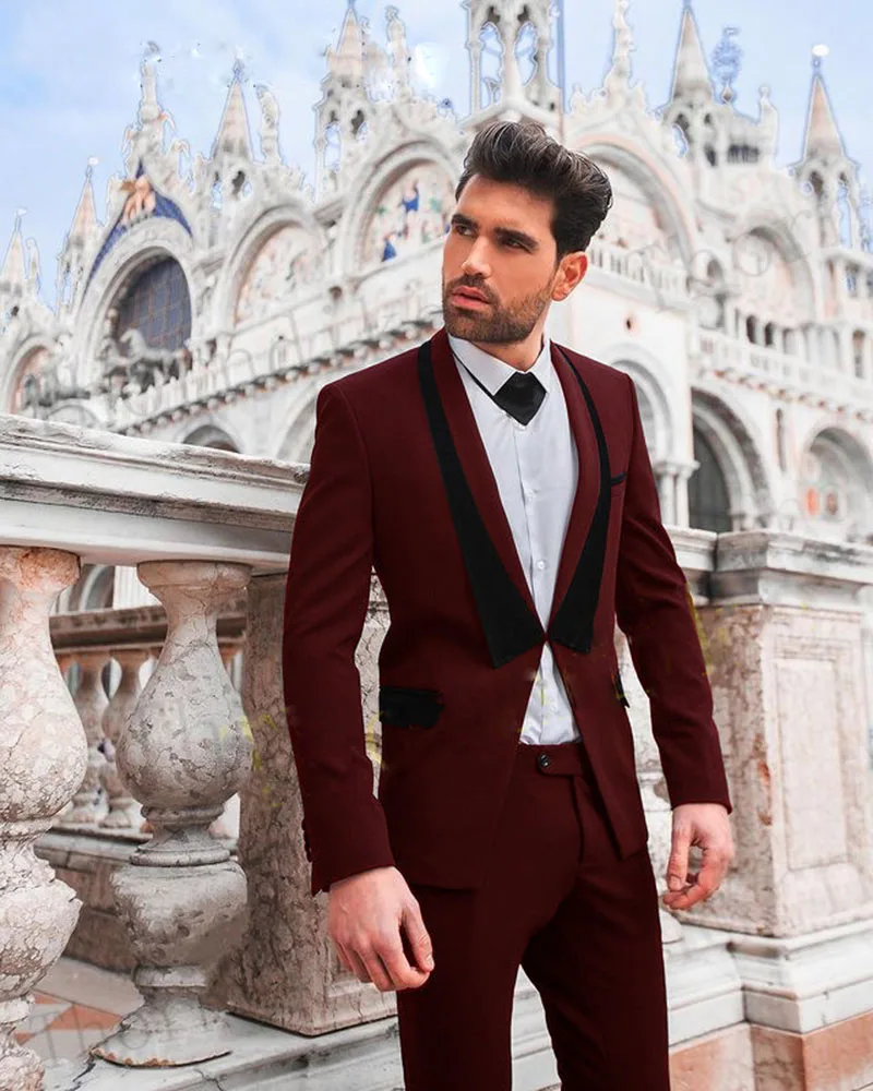 Costume pièces pour homme, mosaïque de couleur, smoking Terno