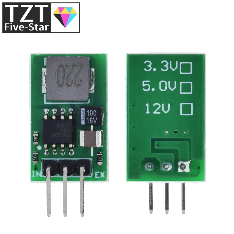 TZT DC 5,5-32V auf 5V/1A Spannungsreglermodul, Ersatz für LM7805 5V Positivspannungsregler, 5V 1A Abwärtswandlermodul – Detail 7