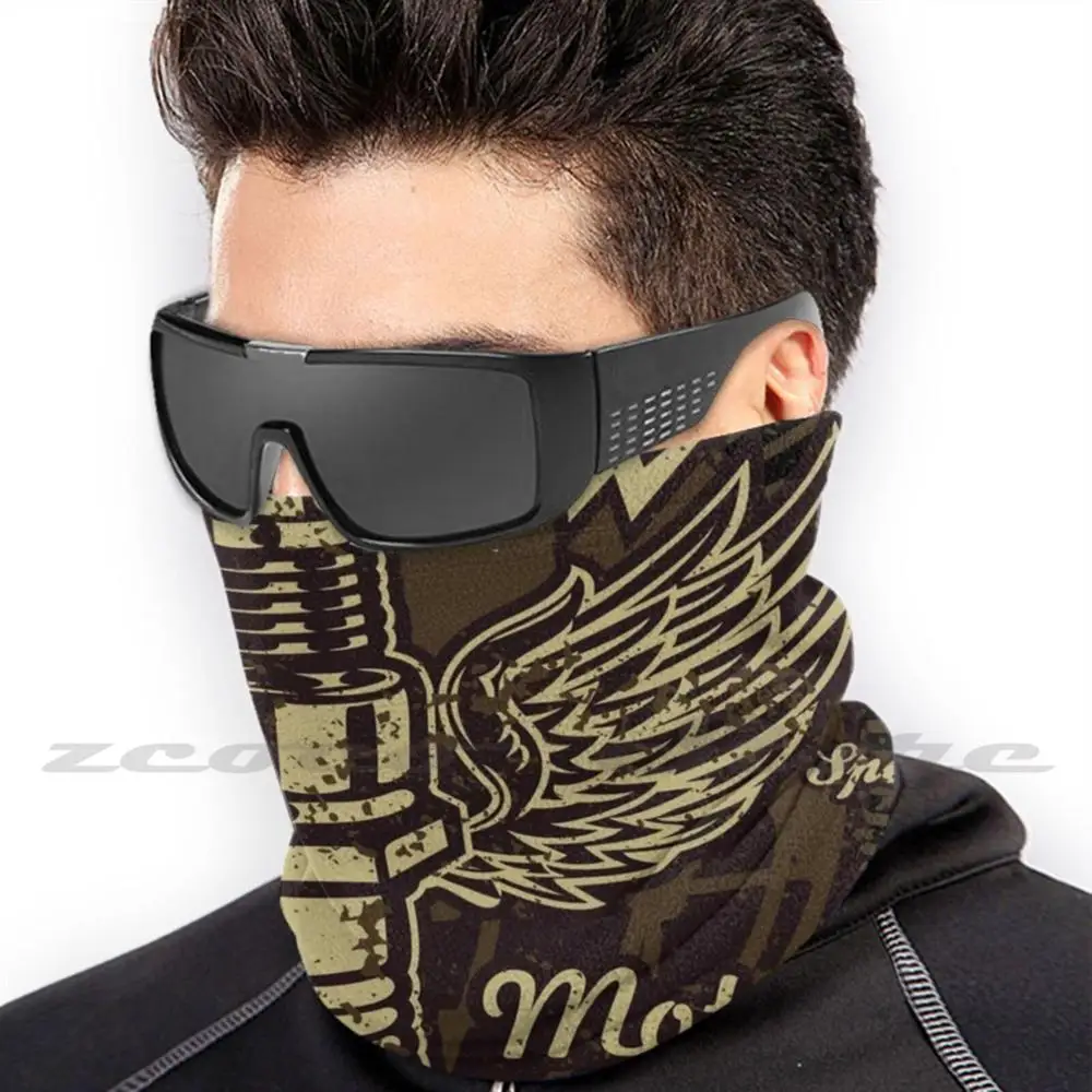 Road Rage Mask Diy Washable Filter Pm2.5 Mouth Trending Bike Biker Rider Chopper Motorcycle Motorbike Custom Custom Chopper