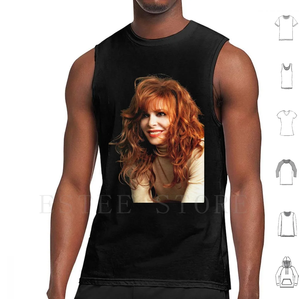 Mylène Farmer Marguerite Gautier , Mylene Farmer 2020 , Mylene Farmer Mari Tank Tops Vest French Mylene Farmer France