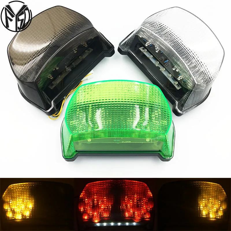 Motorcycle Rear Tail Light Brake Turn Signals Integrated LED Light For Kawasaki Ninja ZX7R ZX750 ZX7RR 1996-2003 GPZ1100 ZX1100