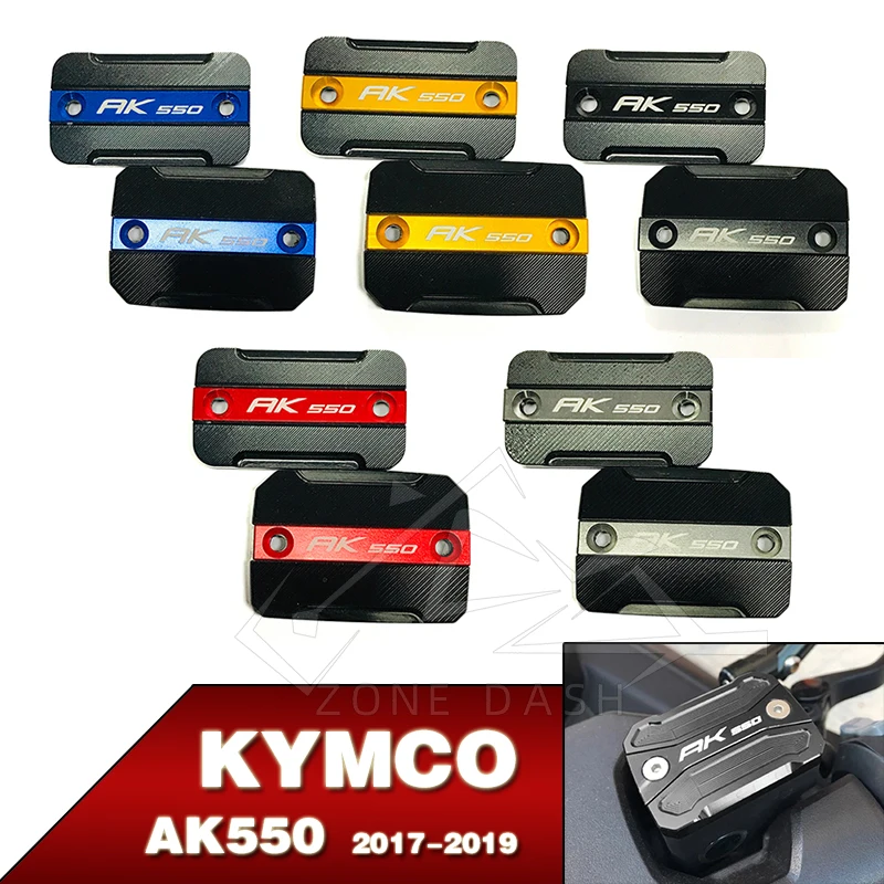Motorcycle Accessories CNC Front Brake Clutch Fluid Reservoir Cover Fuel Cap for KYMCO AK550 AK 550 2021 2020 2017 2018 2019