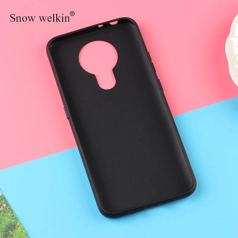 For Nokia 1.4 2.4 3.4 5.4 Case Simple Matte Soft Silicone Back Cover Phone Cases For Nokia X20 X10 Cover