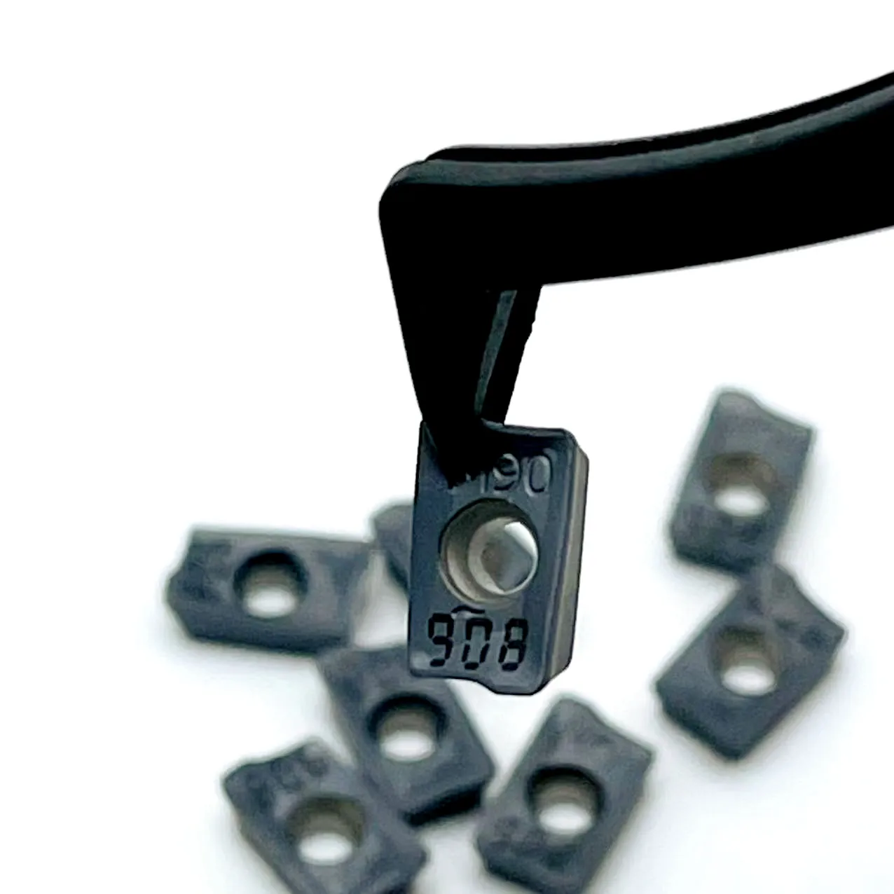 10Pcs Hard Alloy HM90 APKT 1003PDR IC908คาร์ไบด์แทรกภายนอกหมุนเครื่องมือ APKT1003 PDR CNC เครื่องกลึงโลหะเครื่องมือ