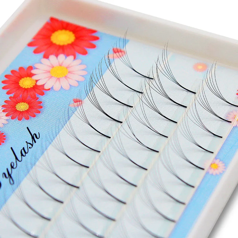 5D/5F Individual Lashes Premade Volume Fans Long Root Lash Russian Volume Eyelash Extensions Pre made Lash Extension Faux Mink