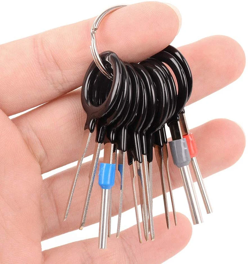 SMARLAN 11ชิ้น/เซ็ต Terminal อุปกรณ์กำจัดรถ Crimp Connector เครื่องดูดสิว Kit สำหรับรถซ่อมเครื่องมือชุด AA