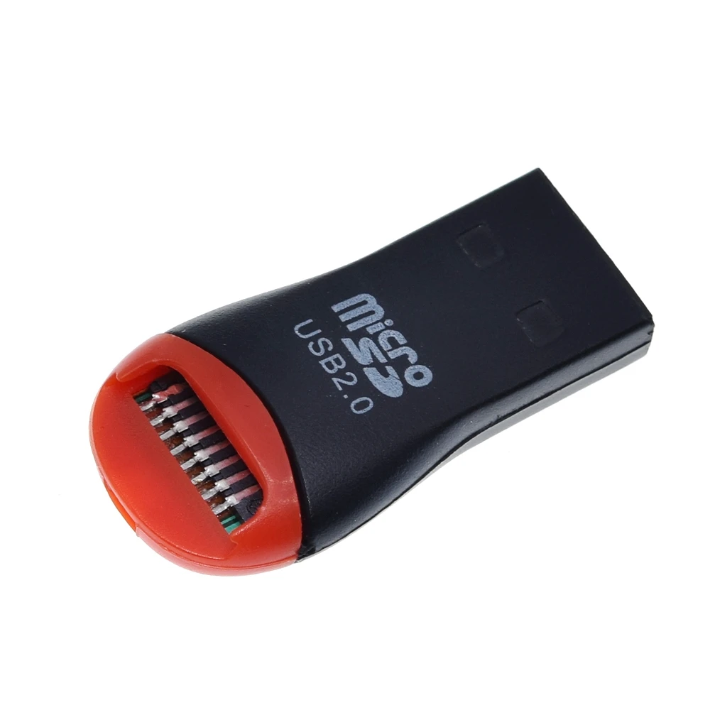 USB 2.0 Micro SD SDHC TF Flash Memory Card Reader Mini adattatore per Laptop