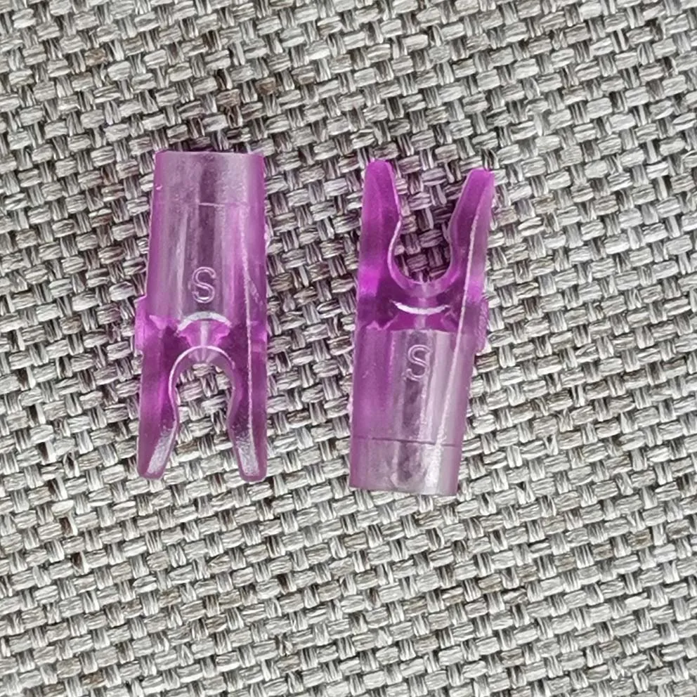 

50pcs Plastic Arrow Pin Nocks Size S For ID4.2mm ID6.2mm ID3.2mm DIY Arrow Archery Accessory