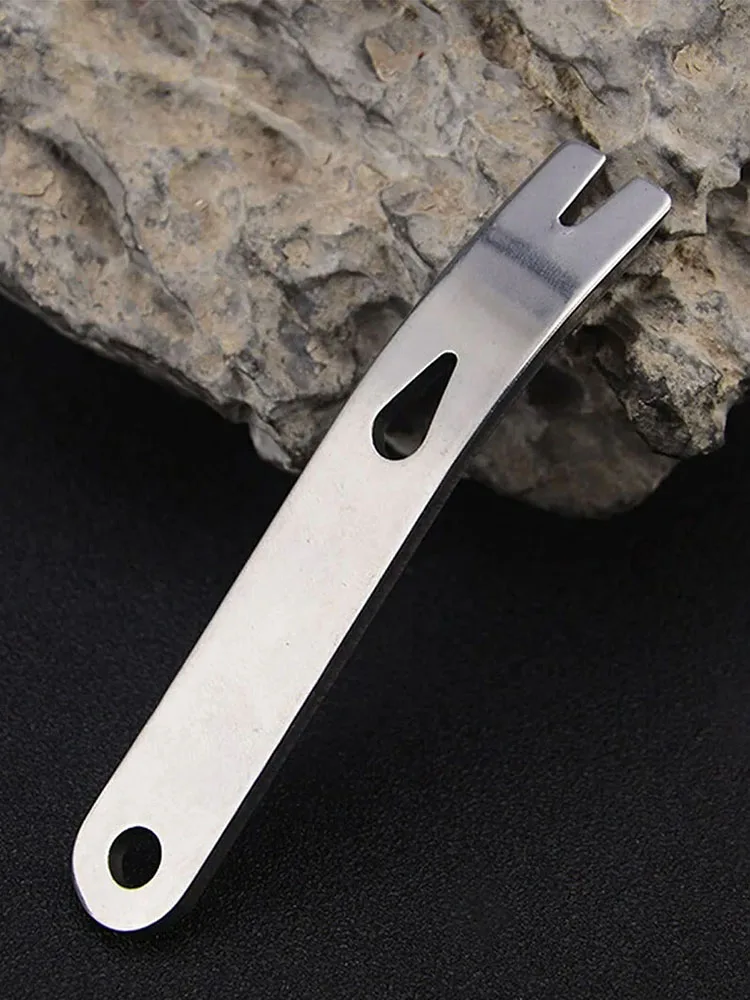 Mini Stainless Steel Pocket Pry Bar Crowbar Multifunction EDC Tool Survival Opener Outdoor Crowbars EDC Tools Keychain Sweet