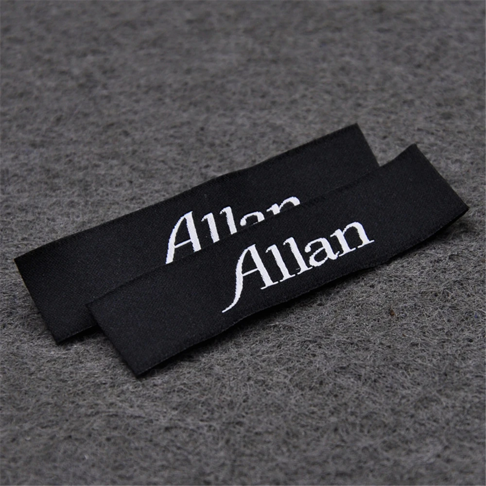 Personalized Name Clothing Labels For Textile Brand Logo Sewing Cloth Label Custom Woven Labels For Clothing Fabric Tags