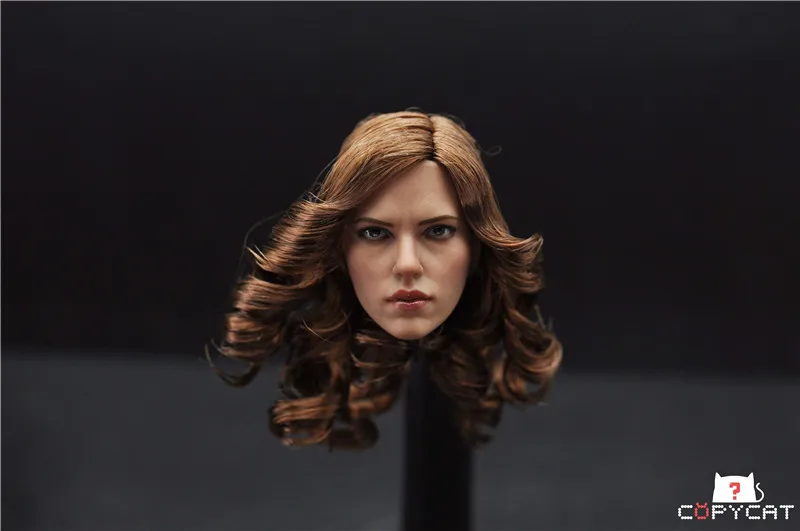 GACTOYS GC002 1:6 Scarlett Johansson Short Blonde Hair Head Sculpt for 12 Inches Womens Bodies Figures Dolls