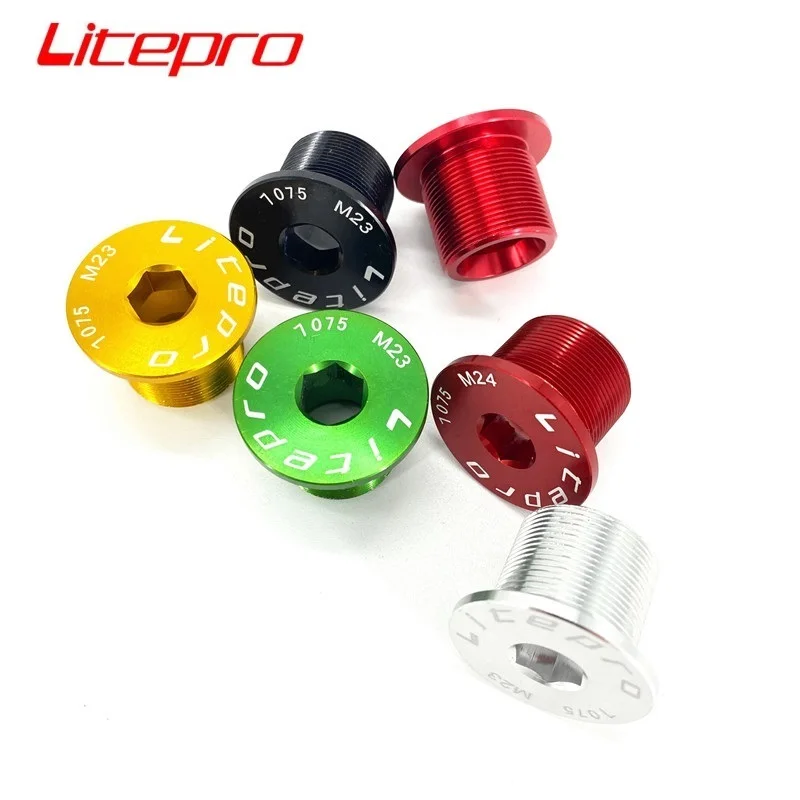 Litepro M23 M24 Folding Bike Stem Fixing Bolt 23mm 24mm Folding Stem Screw Aluminum Alloy 28.6mm Front Fork Stem Bolts