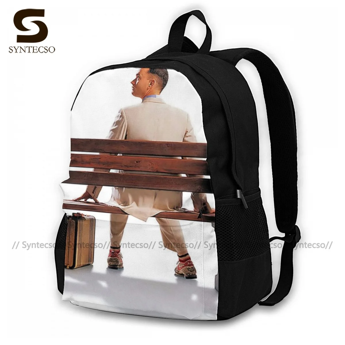 Forrest Gump Backpacks Polyester Camping Runner Backpack Large Unique Bags