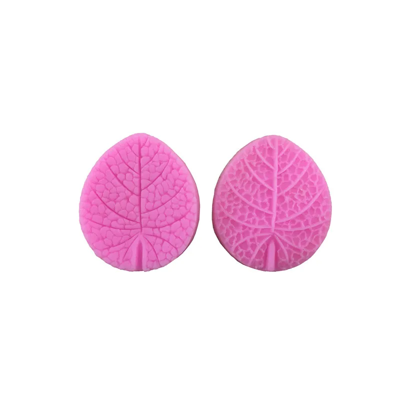 leaf fondant silicone mold 3D flower cooking wedding decoration baking Sugar Craft Molds Leaves DIY Cake mold