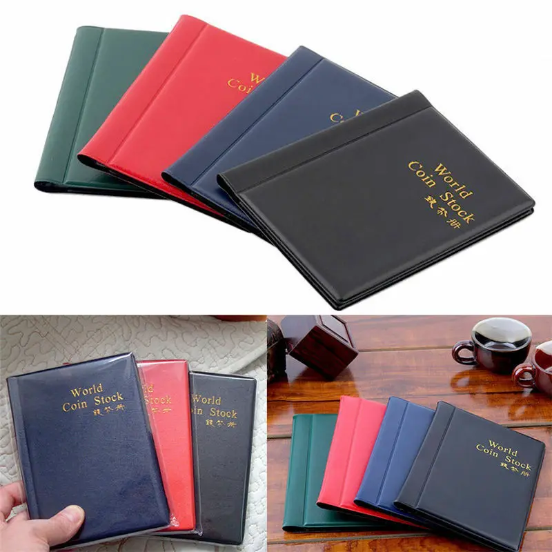 60/120 Pockets Album For Coinning Collection Book Home Decoration Photo Album Coinning Album Holders Collection Book Scrapbook