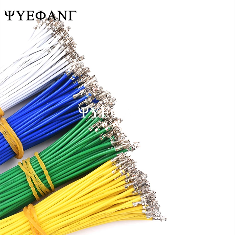 10pcs/lot 1P XH 2.54 Cable Jumper Wire Female To Female Double Head Spring Electronic Wire 24AWG Length 10cm 20cm 30cm