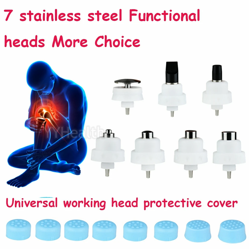 Máquina portátil de terapia de ondas de choque para masaje, tratamiento de ondas ED para aliviar el dolor muscular de hombros, masajeador para tratamiento de salud