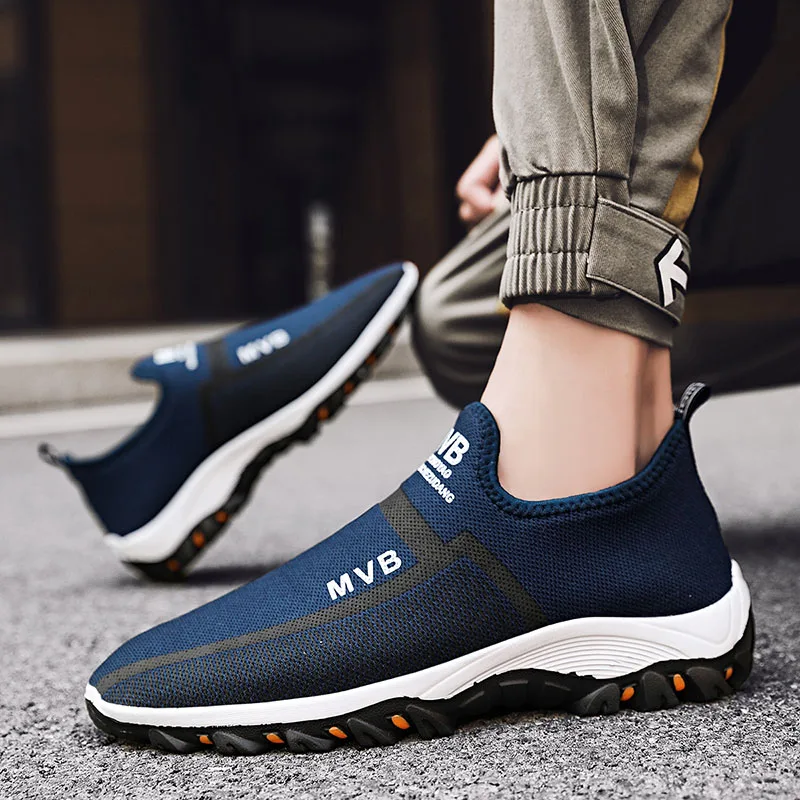 Men Shoes Summer Mesh Lightweight Casual Sneakers Fashion Man Walking Shoes Slip on Breathable Mens Loafers Zapatillas Hombre