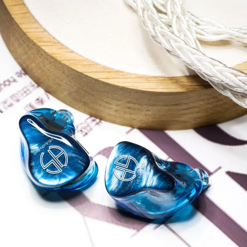 HSAudio-Écouteurs HiFi Hybrid Macion Ripple esse + 2BA, moniteur de musique Audiophile Musicien, 2 broches, 0.78mm, PK FLC8S, Adonis NM2 +