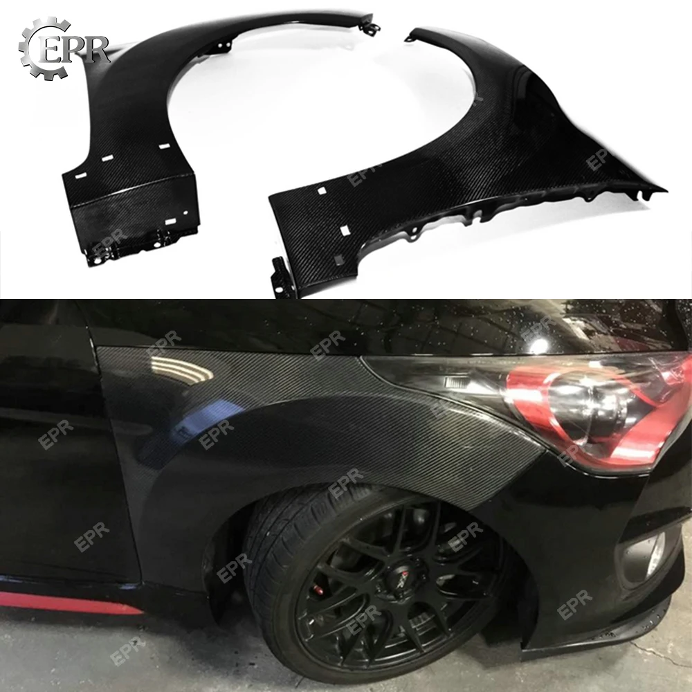 

Carbon OEM Front Fender For Hyundai Veloster Carbon Fiber Front Fender Body Kit Tuning Trim Accessories For Veloster