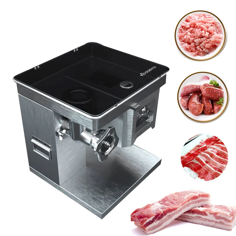 Dual-Motor Meat Grinder Meat Slicer Hachoir à viande Coupe-viande Мясорубка Резак для мяса Fleischwolf Fleischschneider