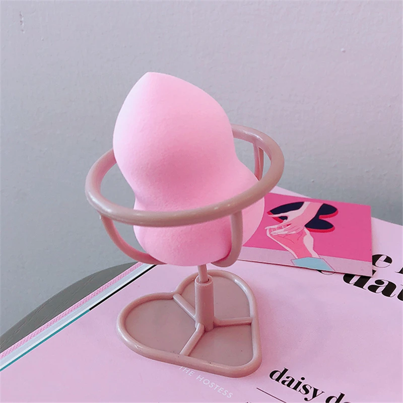 Multi-color Makeup Beauty Egg Powder Puff Sponge Display Stand Drying Holder Rack Cosmetic Sponge Puff Holder Storage Bracket