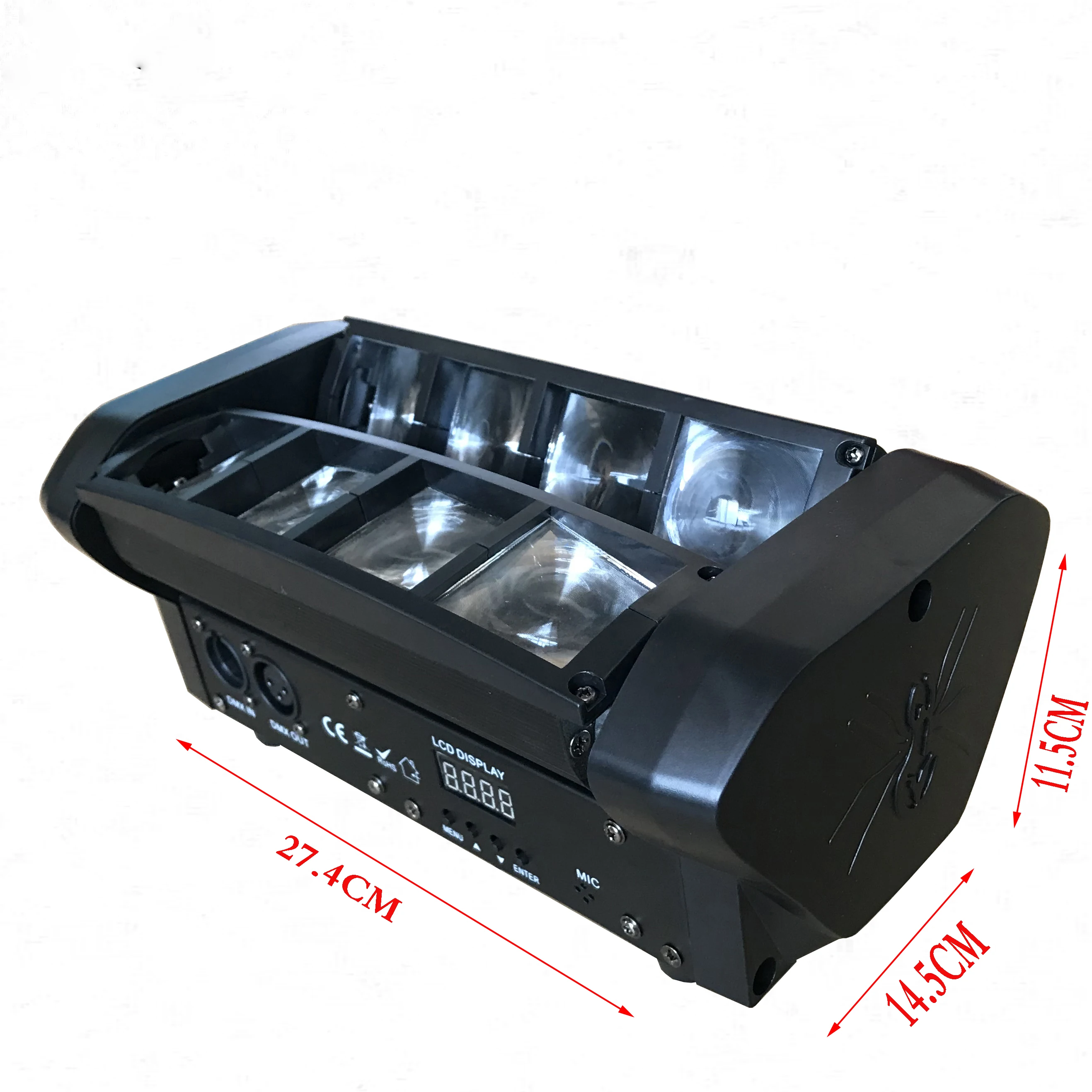 High Quality LED Moving Beam 8x10W RGBW Band Is Used For Stage Lighting Of DJ Disco Club