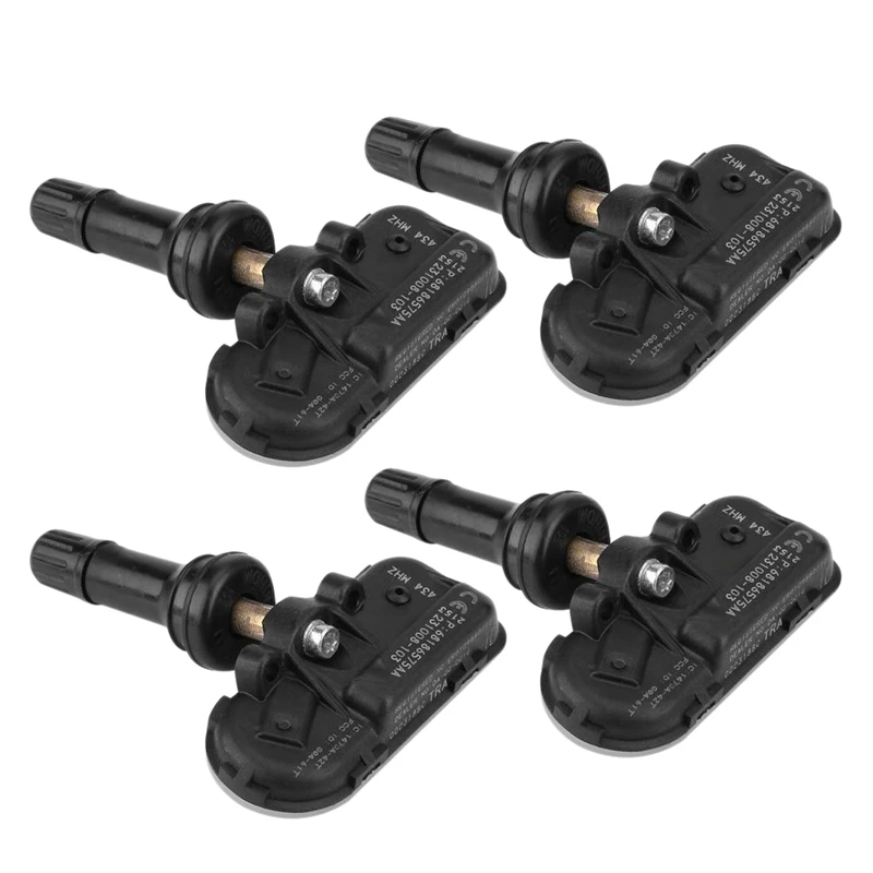 4Pcs Tpms Car Tire Pressure Monitoring Sensor For Jeep Dodge Ram 1500 2500 2014-2018 68157568Aa