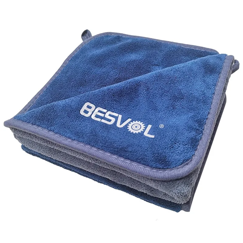 Besvol 4 PCS Extra Soft Car Wash Microfiber Towel Car Cleaning Drying Cloth Car Care Cloth Detailing Car WashTowel Never Scrat