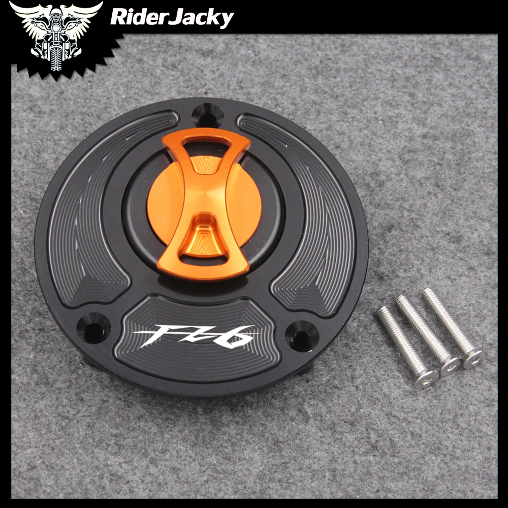 

Keyless Motorcycle Fuel Gas Tank cap Cover For Yamaha FZ 6 FZ6/FZ6R (all years)