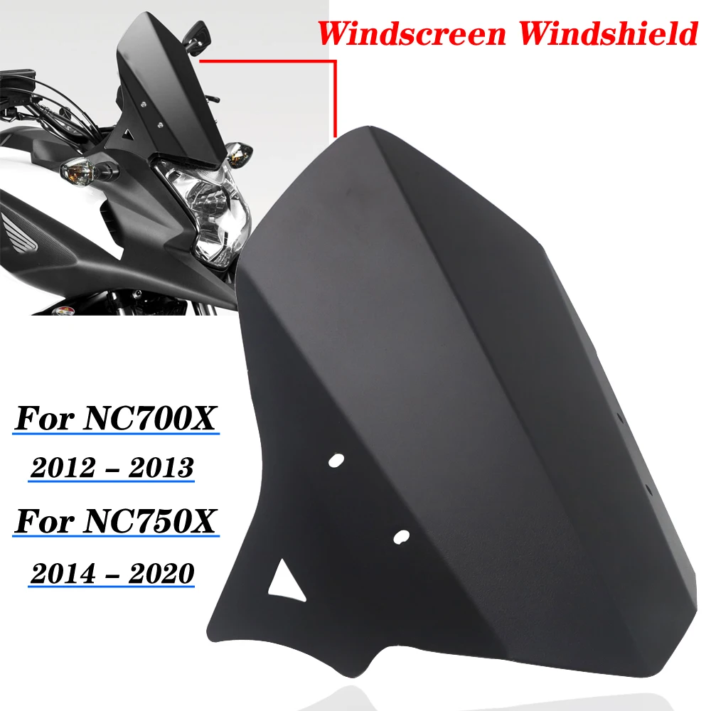 

For Honda NC700X 2012 -2013 NC750X 2014 - 2020 Motorcycle Accessories Windscreen Windshield Wind Deflector Protector