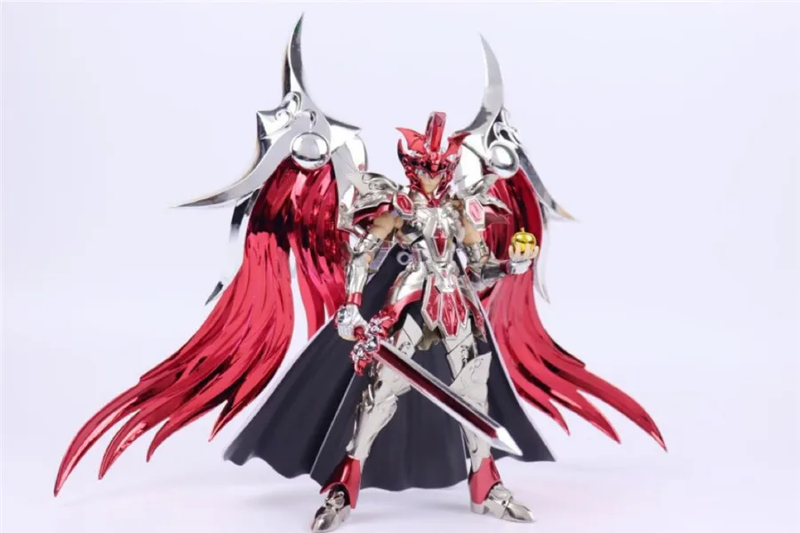 MODEL FANS gt Saint Seiya EX Ares Saga Evil God of War Gemini Saga Saintia Shoko PVC Action Figure Metal Armor Model Toys