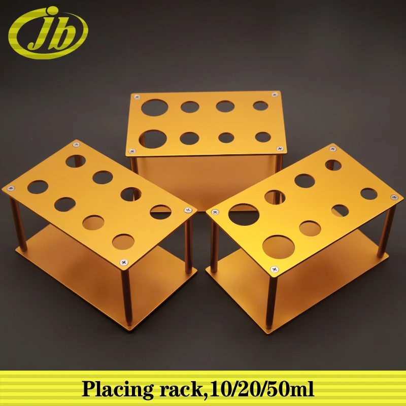 Posizionamento rack lega di alluminio 10/20/50ml strumento operativo chirurgico strumenti medici placcatura in oro