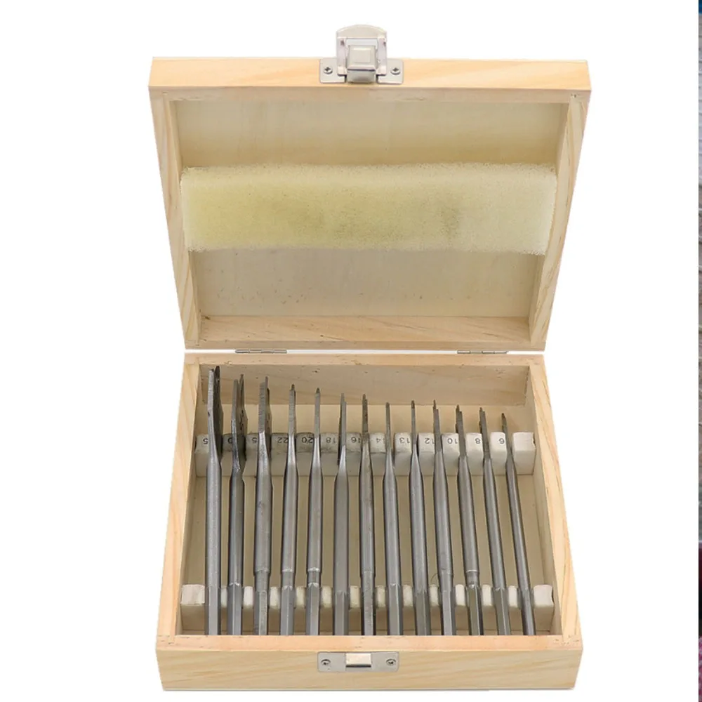Juego de Herramientas Eléctricas de perforación de madera, vástago hexagonal de acero con alto contenido de carbono, brocas planas para Metal de 6-23Mm, 16/13 unidades