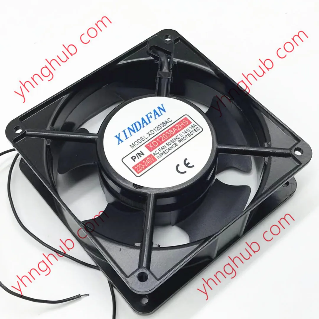 

XINDAFAN XD12038AC AC 220V 0.16A 120x120x38mm 2-Wire Server Cooling Fan