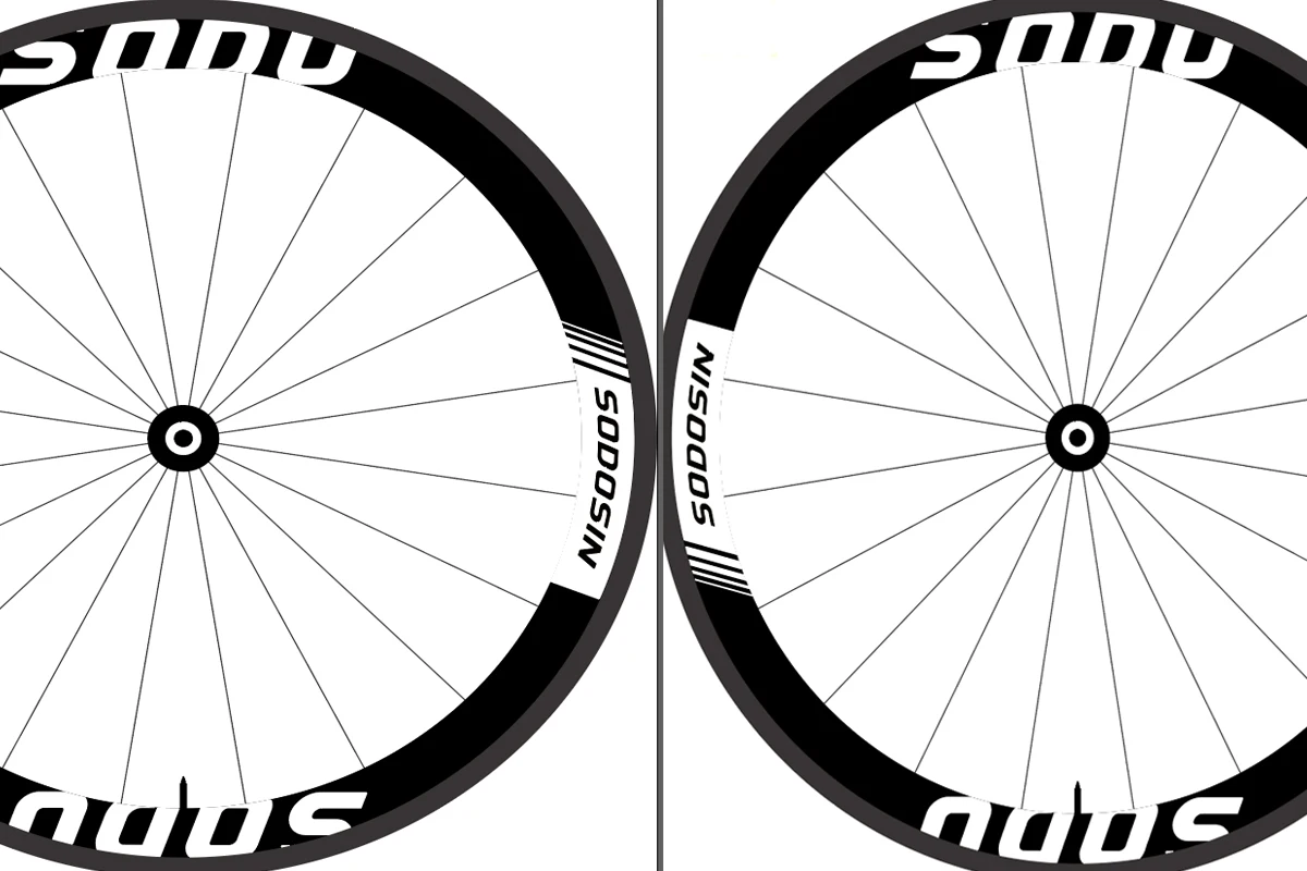 1 Pair Carbon Wheels 50mm 25mm Width Clincher Road Bicycle Wheelset 700C white logo