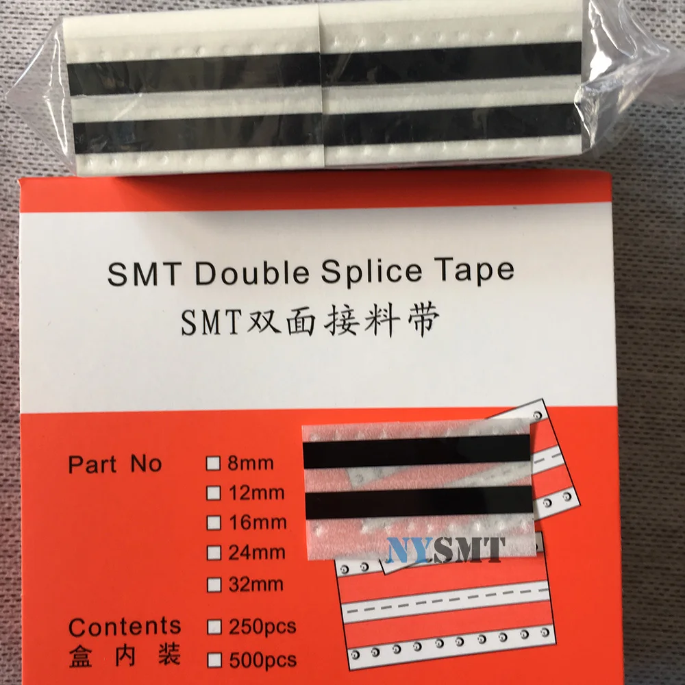 SMT Double Splice Tape 4mm 8mm 24mm Film Joining Splicing Tape Using Rest Components Exact in the Raster Yellow BLACK BLUE Green