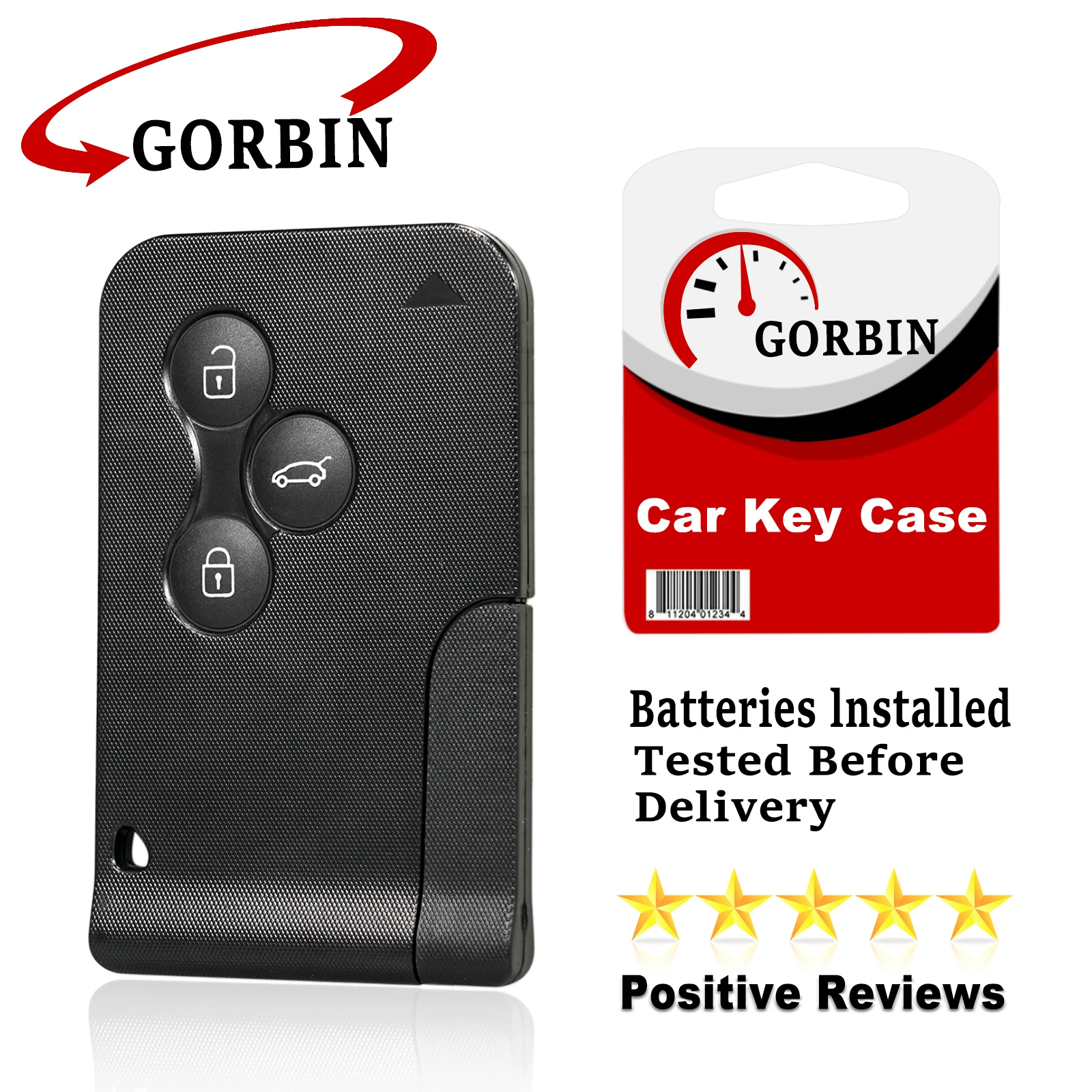 

GORBIN 3 Buttons Car Remote Key Shell Case for Renault Clio Logan Megane 2 3 Koleos Scenic Car Key Cover With Small Key