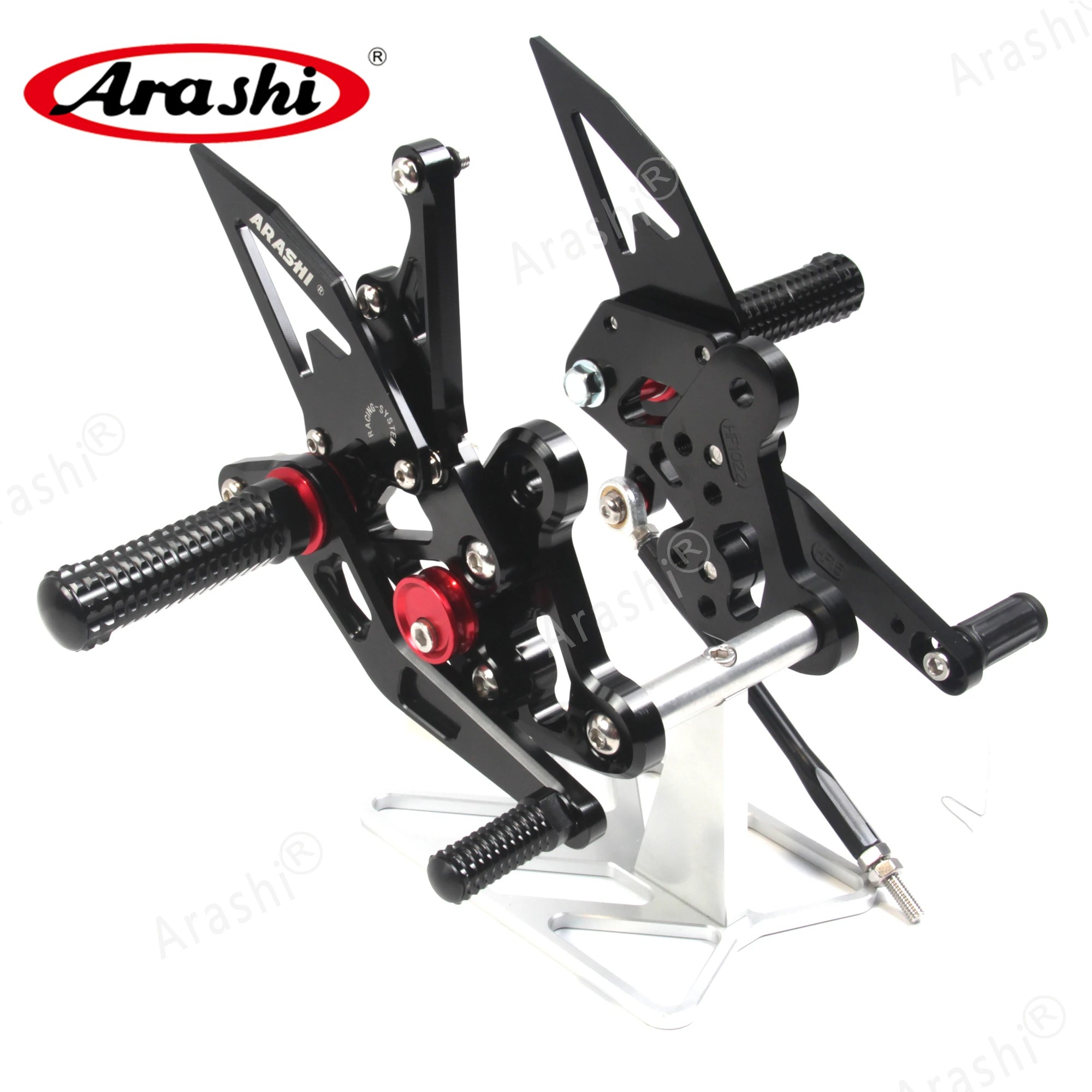 Arashi GSXS750Z GSX-S750 2015 - 2022 Adjustable Rearset CNC Footrests GSXS Z 750 GSXSZ750 GSXS750 GSX-S750 2016 2017 2018 2019