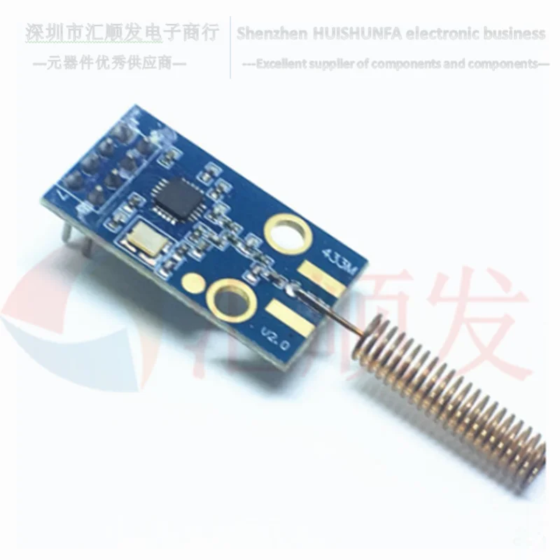 CC1101 وحدة لاسلكية 433 متر الرقمية مثبت جهاز إرسال واستقبال يحتوي على الهوائي CC1101 وحدة CC1101