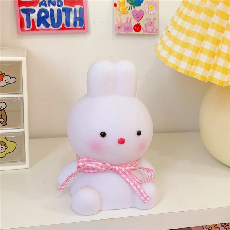 New Style Rabbit LED Night Light for Children Baby Kids Bedside Lamp Multicolor Silicone Touch Sensor Tap Control Nightlight