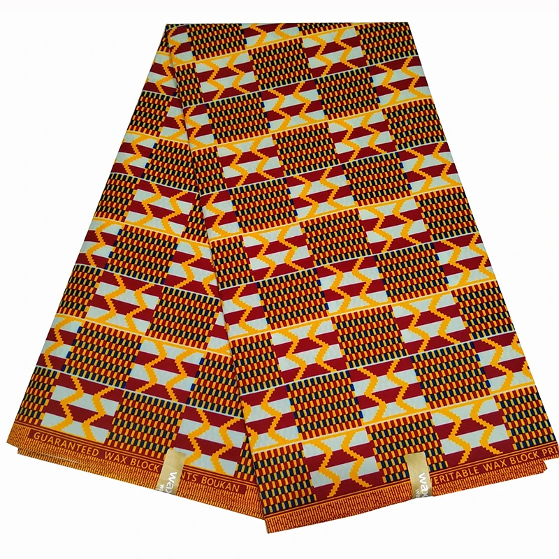 Fashion 2020 African Ankara High Quality Real Wax Fabric Nigeria Kitenge Best Wax Fabric 100% Polyester