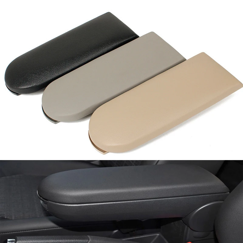 Leather Car Center Console Armrest Cover for Volkswagen Jetta Bora Golf MK4 Polo Skoda Octavia Passat B5 Center Console Cap