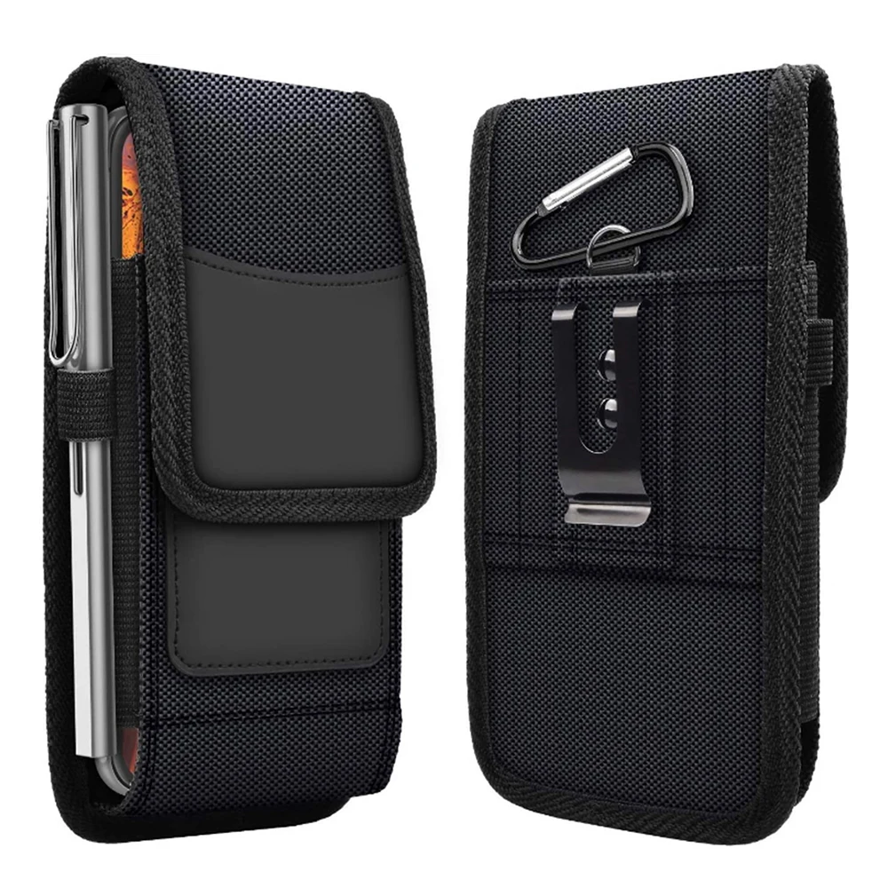 Waist Belt Case for Xiaomi Redmi Note 10 9 8T 8 Pro K40 K3 9C 9A 9 Power 8A 8 10X Poco M3 Waist Bag Nylon Card Slot Phone Pouch