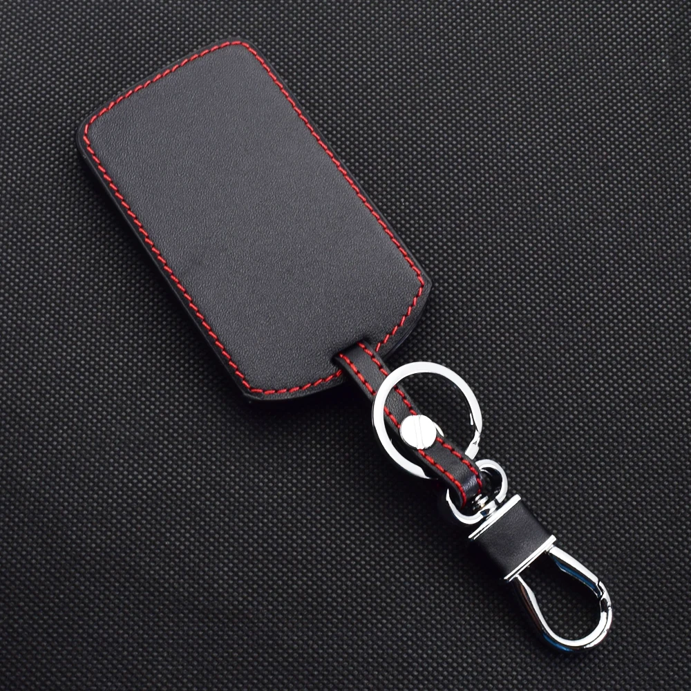 Leather Car Key Cases Smart Keyless Entry Remote Control Fobs Shell Protector Cover Skin For Mazda 5 6 CX-7 CX-9 RX-8 Miata MX-5