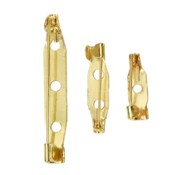 50PCS 15/20/25/30/35/40MM Iron Tone Safety Brooch Back Safety Catch Bar Pins Jewelry Findings Accessories DIY Brooches Making