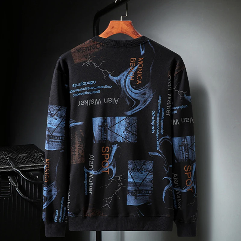 9XL 10XL Sweatshirt Men Big Size Clothes 2020 Autumn Fashion Harajuku Pullover Sweatshirts Oversize Plus Size 9XL 10XL HX478